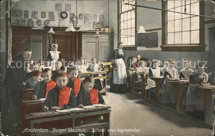 Amsterdam Niederlande Burger Weeshuis School Waisenhaus