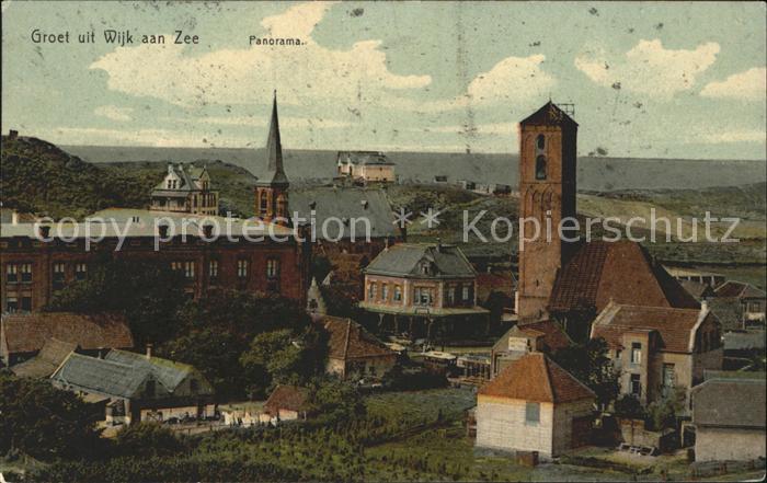 Wijk aan Zee Panorama Kirche
