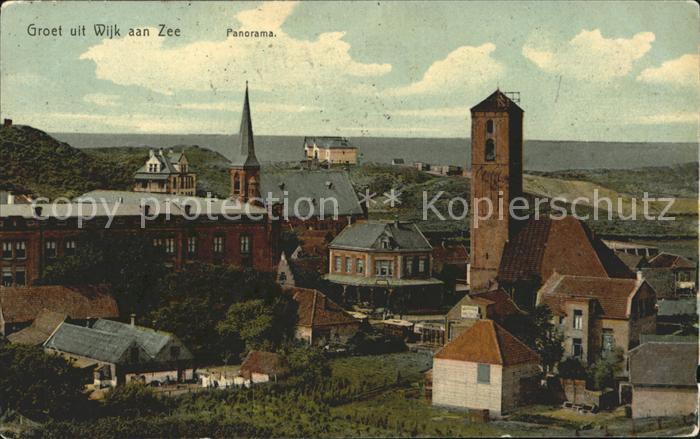 Wijk aan Zee Panorama Kirche