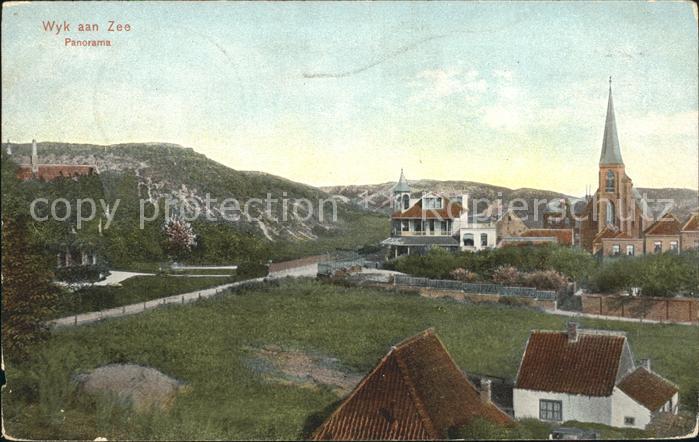 Wijk aan Zee Panorama Kirche