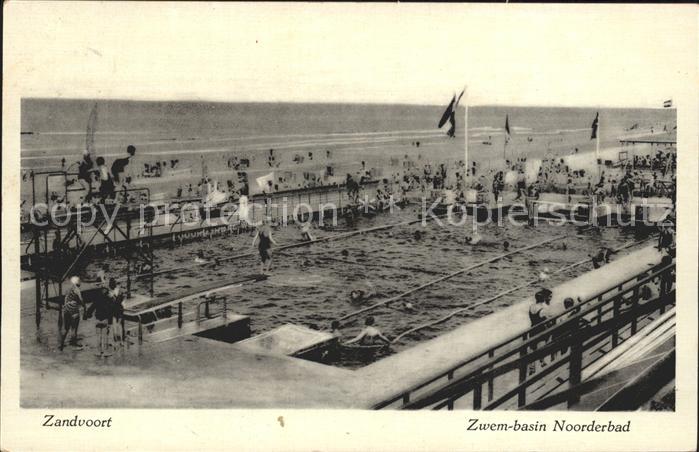 Zandvoort Holland Zwembasin Noorderbad Schwimmbad