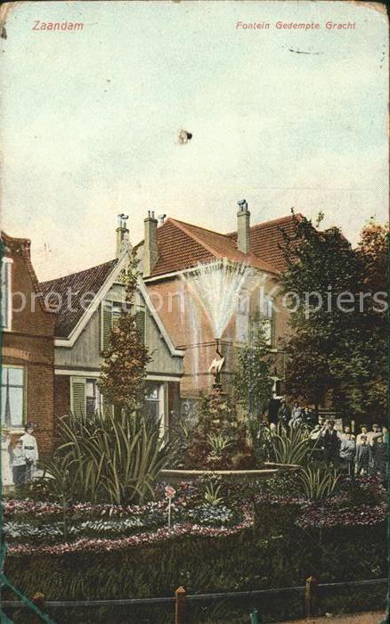 Zaandam Fontein Gedempte Gracht