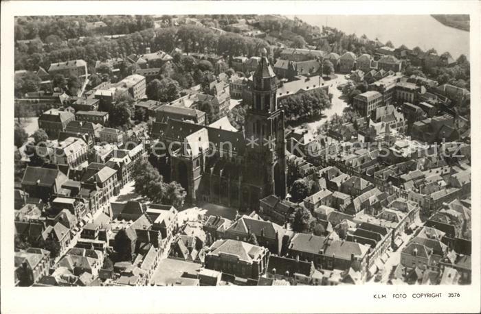 Arnhem voor 1940 St Eusebiuskerk met omgeving Fliegeraufnahme