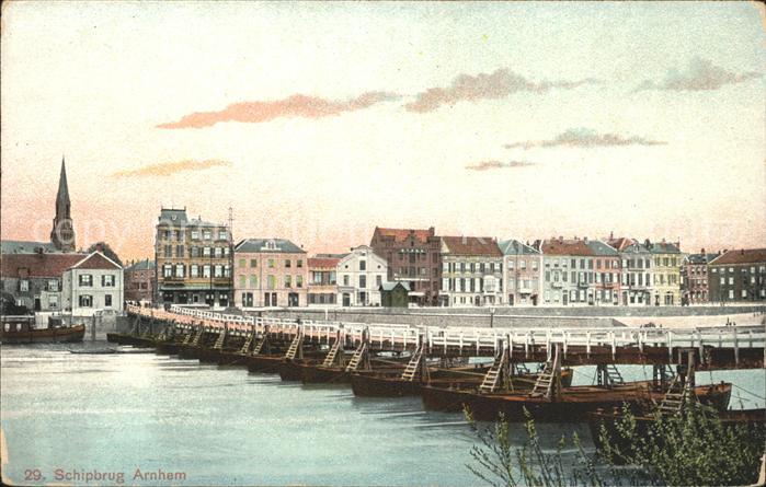 Arnhem Schipbrug Schiffsbrücke