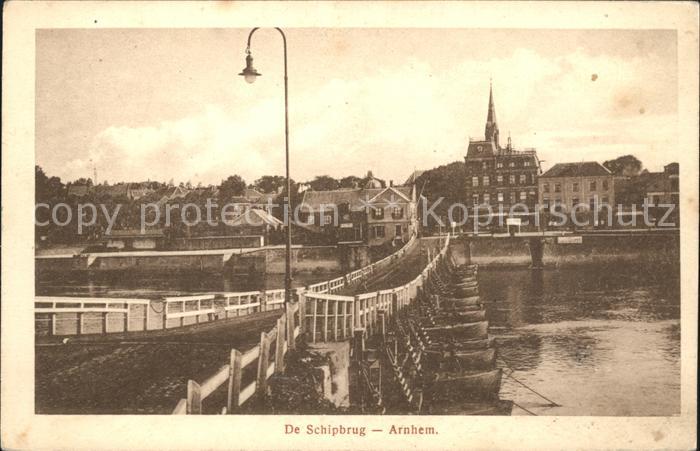 Arnhem Schipbrug Schiffsbrücke