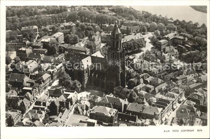Arnhem voor 1940 St Eusebiuskerk met omgeving Fliegeraufnahme