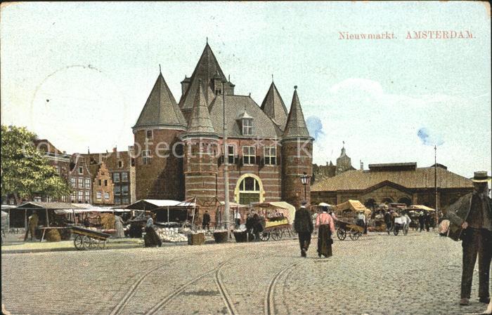 Amsterdam Niederlande Nieuwmarkt