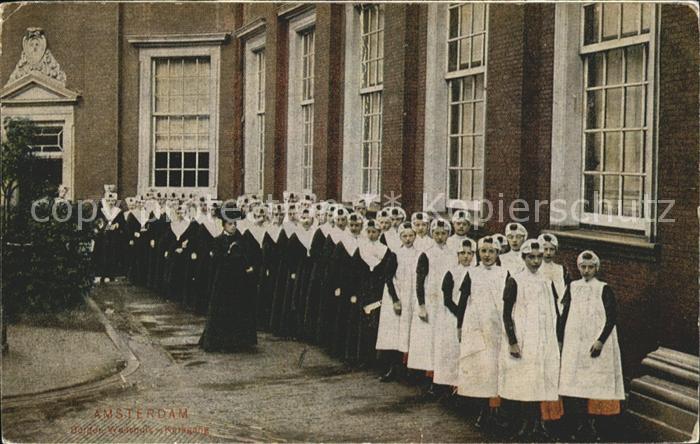 Amsterdam Niederlande Burger Weeshuis Kerkgang Waisenhaus