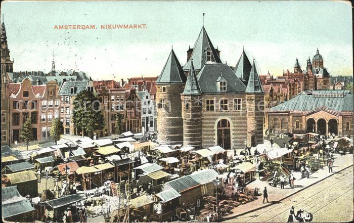 Amsterdam Niederlande Nieuwmarkt