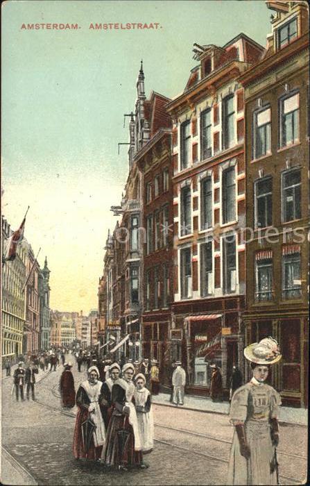 Amsterdam Niederlande Amstelstraat Hutmode