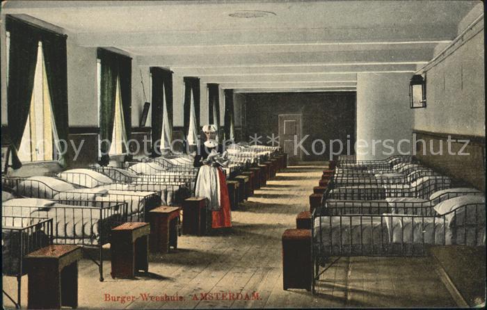 Amsterdam Niederlande Burger Weeshuis Waisenhaus Schlafsaal