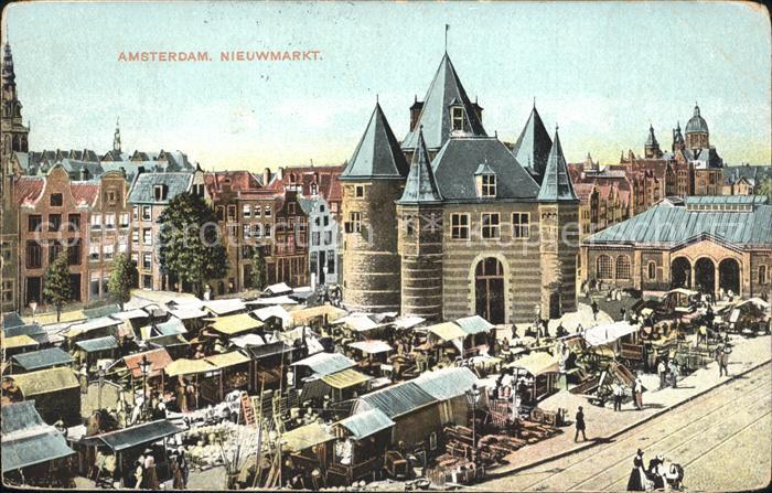 Amsterdam Niederlande Nieuwmarkt