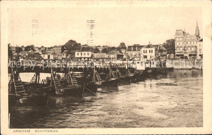 Arnhem Schipbrug Schiffsbruecke