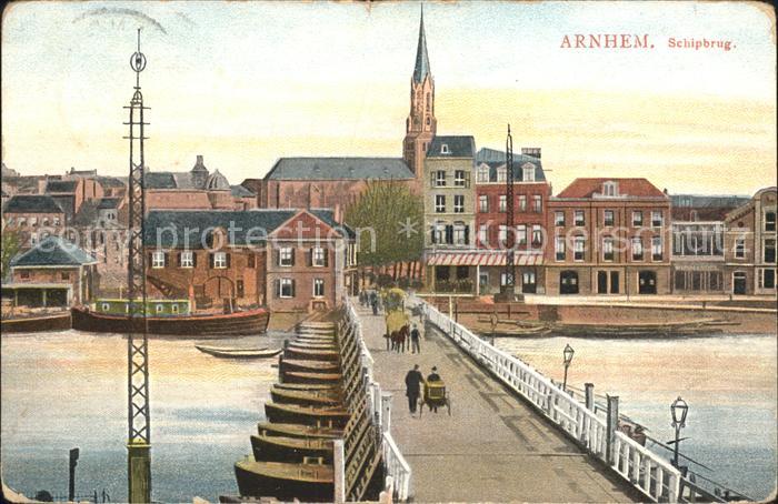 Arnhem Schipbrug Schiffsbrücke