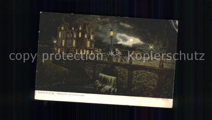 Arnhem Waterwerk Sonsbeeksingel Mondschein