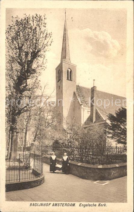 Amsterdam Niederlande Bagijnhof Engelsche Kerk