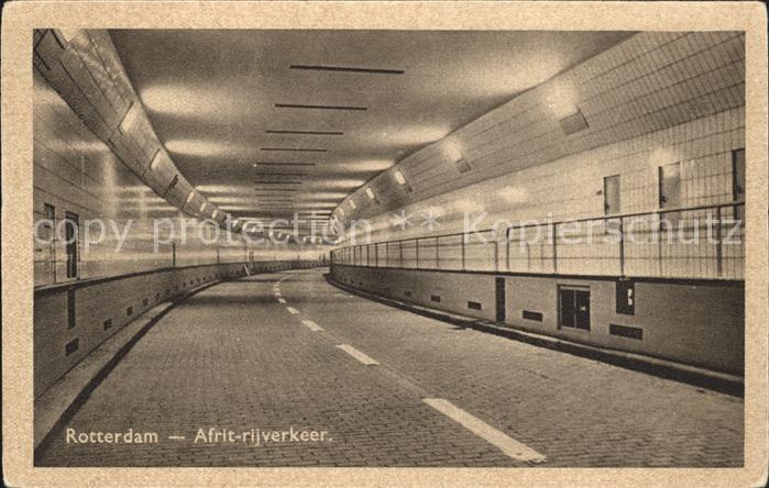 Rotterdam Afrit rijverkeer Tunnel