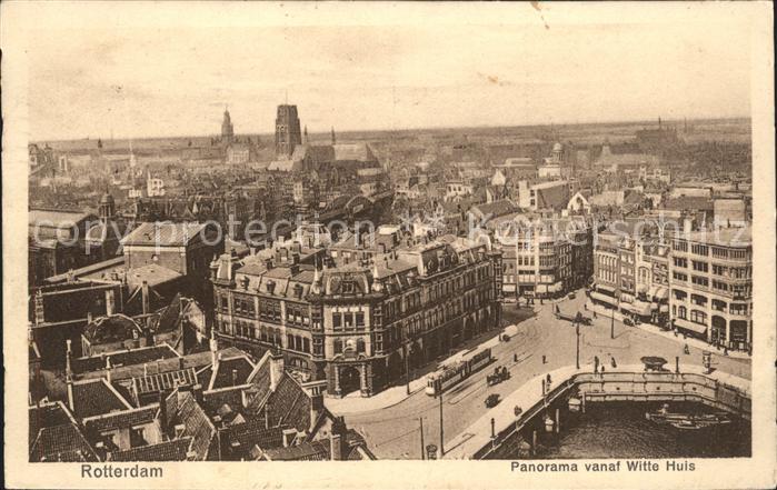 Rotterdam Panorama vanaf Witte Huis