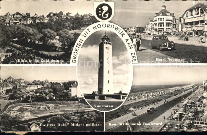 Noordwijk aan Zee  Villas Hotel Noordzee Vuurtoren Boulevard Strand