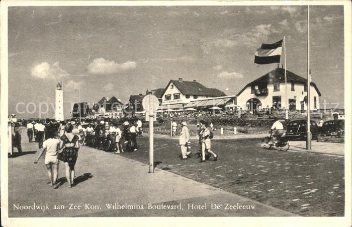 Noordwijk aan Zee  Koningin Wilhelmina Boulevard Hotel De Zeeleeuw