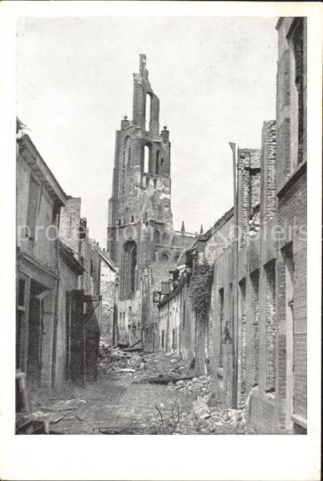Arnhem Groote Toren Ruinen Weltkrieg