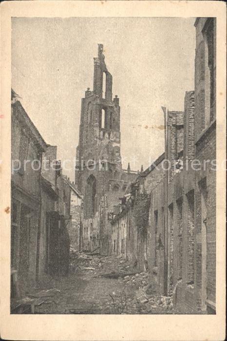 Arnhem Groote Toren Ruinen Weltkrieg