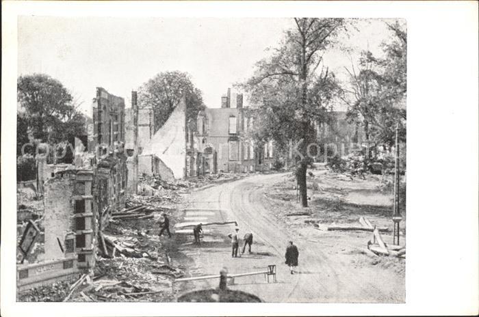 Arnhem Eusebiusbuitensingel Ruinen Weltkrieg