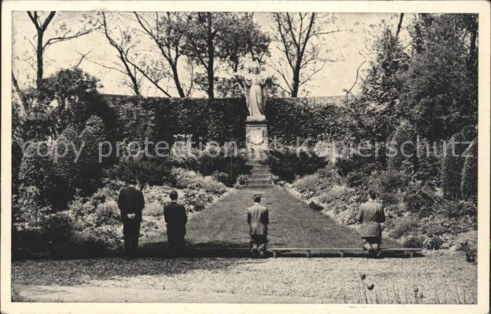 Noordwijkerhout St Clemens Retraitehuis H. Hartbeeld Denkmal Statue