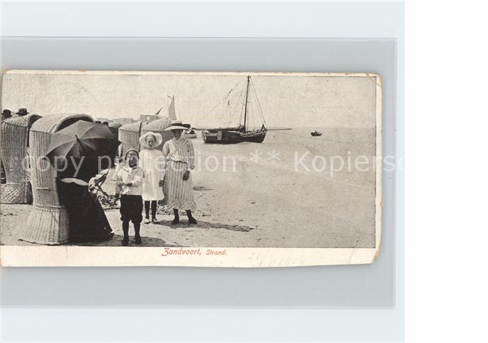 Zandvoort Holland Strand Strandkorb Schiff