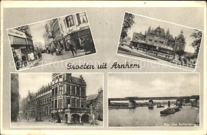 Arnhem Vijzelstraat Musis Sacrum Rijn Brug Stadhuis
