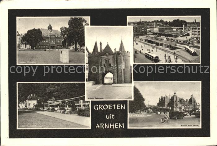Arnhem Willemsplein Stationsplein Musis Sacrum Park Sonsbeek Poort