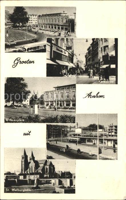 Arnhem Willemsplein Ketelstraat Stationsplein St. Walburgkerk