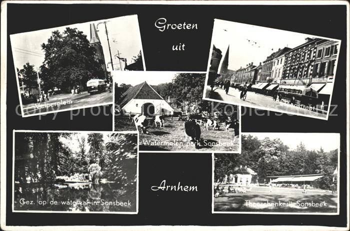 Arnhem Velperplein Watermolen Park Sonsbeek Theeschenkerij