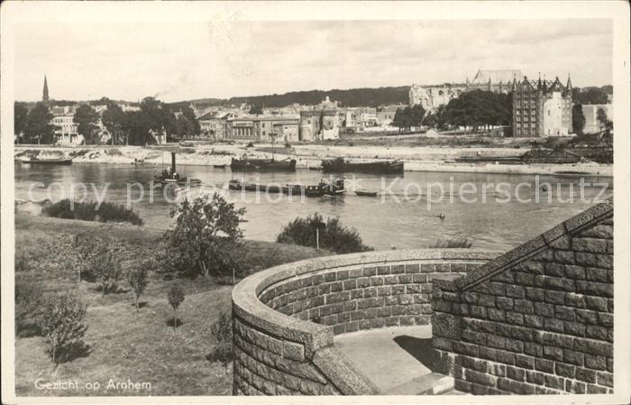 Arnhem Rijngezicht Rhein Schifffahrt