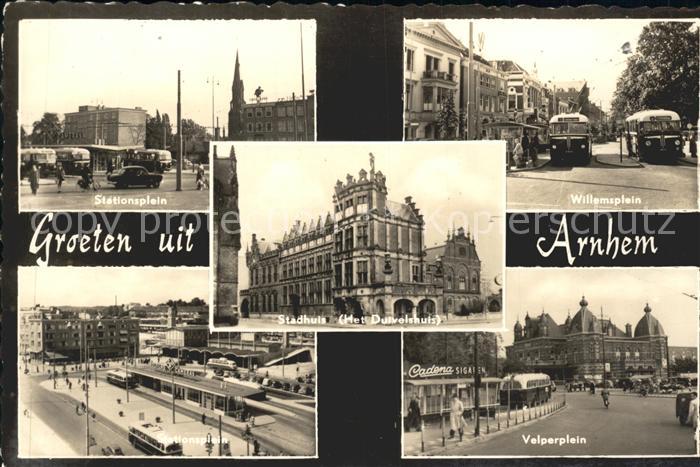 Arnhem Stationsplein Willemsplein Velperplein Stadhuis Duivelshuis