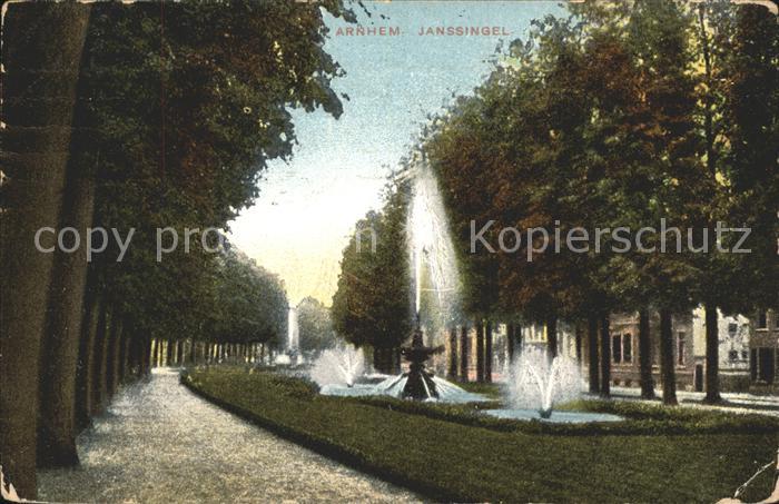 Arnhem Janssingel Fontaene Wasserspiele
