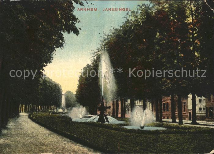 Arnhem Janssingel Fontaene Wasserspiele