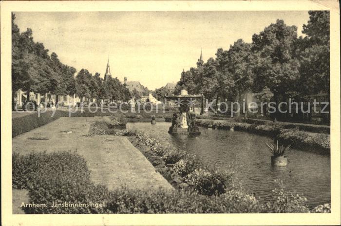 Arnhem Jansbinnensingel Springbrunnen