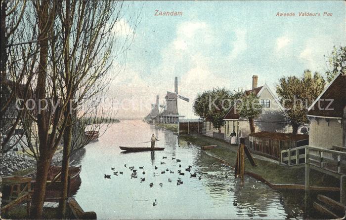 Zaandam Aweede Valdeurs Pad Molen Windmuehle