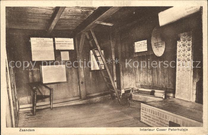 Zaandam Interieur Czaar Peterhuisje
