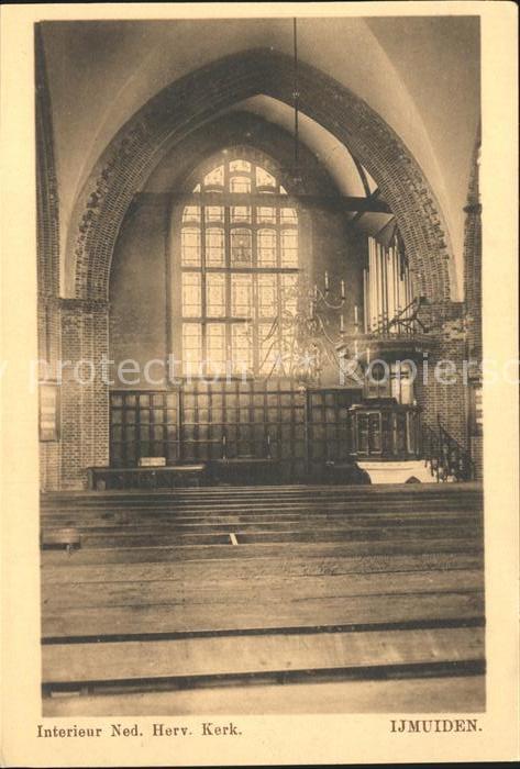 Ijmuiden Interieur Ned Herv Kerk Kirche