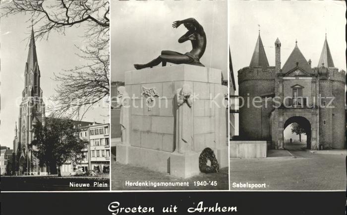 Arnhem Nieuwe Plein Herdenkingsmonument Sabelspoort
