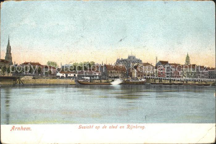 Arnhem Gezicht op de stad en Rijnbrug