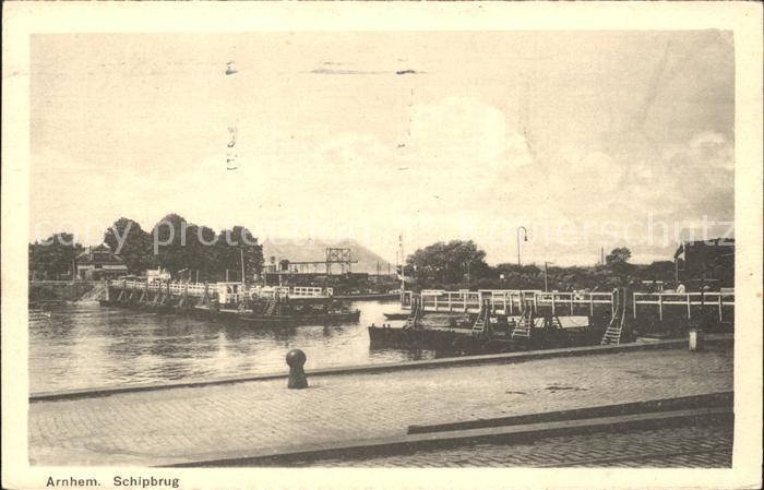Arnhem Schipbrug Schiffsbruecke