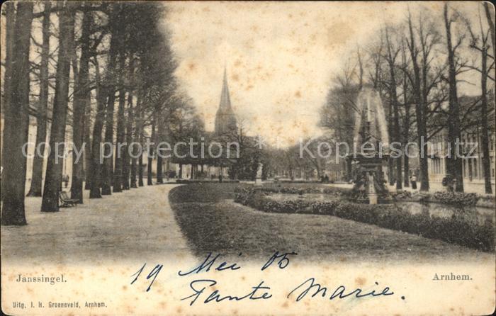 Arnhem Janssingel Fontein Wasserspiele