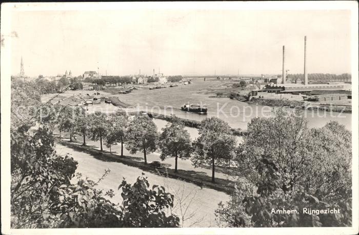 Arnhem Rijngezicht Rhein Panorama