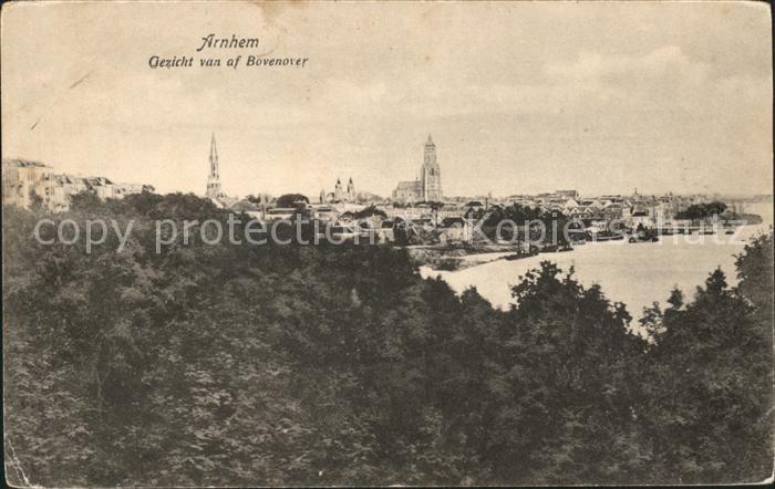 Arnhem Gezicht van af Bovenover