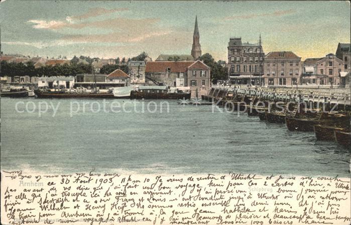 Arnhem Schipbrug Schiffsbruecke