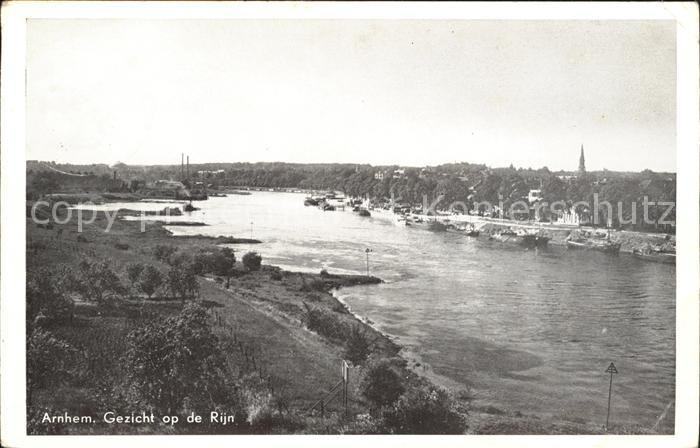 Arnhem Gezicht op de Rijn Rheinpanorama