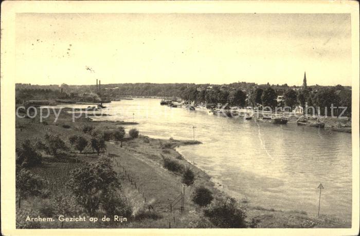 Arnhem Gezicht op de Rijn Rheinpanorama